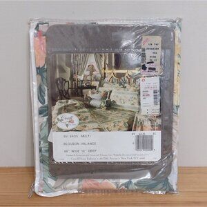 NOS Vintage Croscill BV 6435 Floral Blouson Valance 15 X 88